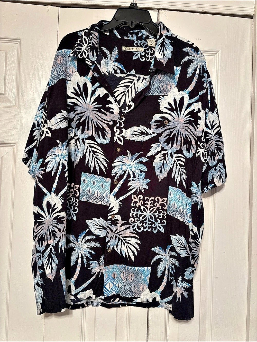 Batik Bay Floral Rayon Shirt XXL Like New